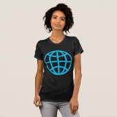 Globe Symbol - Sky Blue T-Shirt (Vorne ganz)