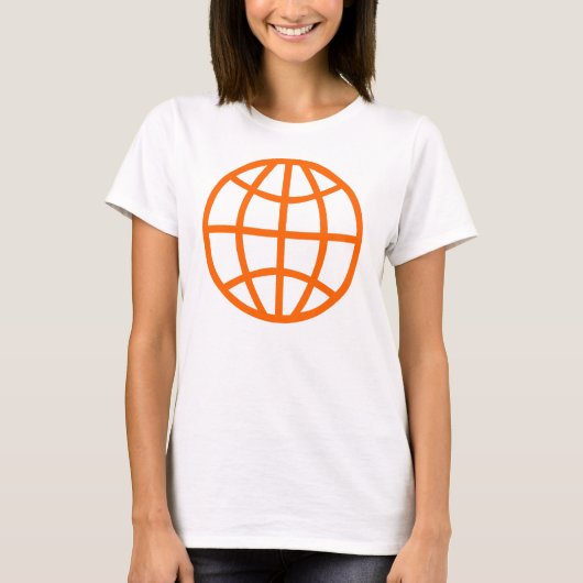 Globe-Symbol T-Shirt (Vorderseite)