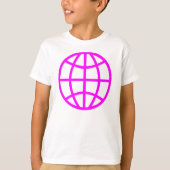 Globe-Symbol T-Shirt (Vorderseite)
