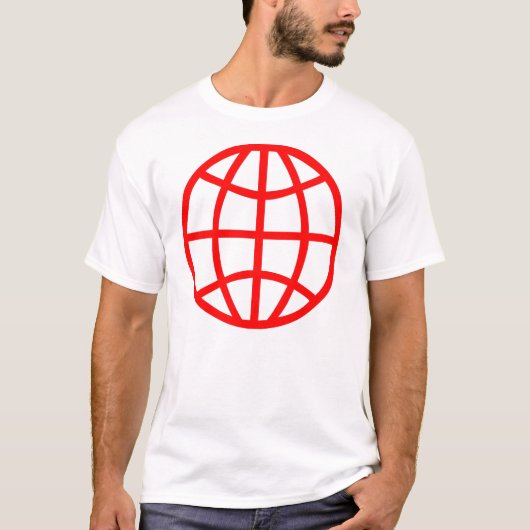 Globe-Symbol T-Shirt (Vorderseite)