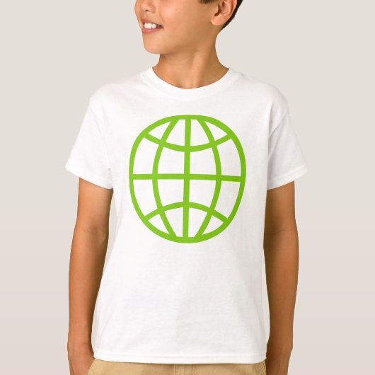 Globe-Symbol T-Shirt (Vorderseite)