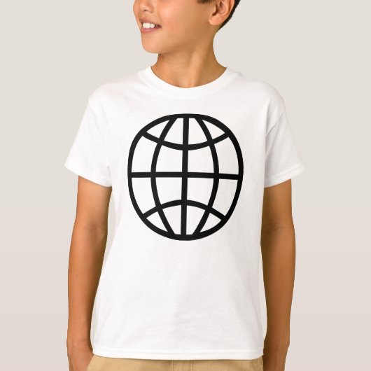 Globe-Symbol T-Shirt (Vorderseite)