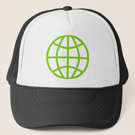 Globe-Symbol Truckerkappe (Vorderseite)