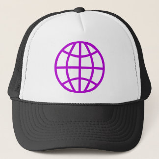 Globe-Symbol Truckerkappe