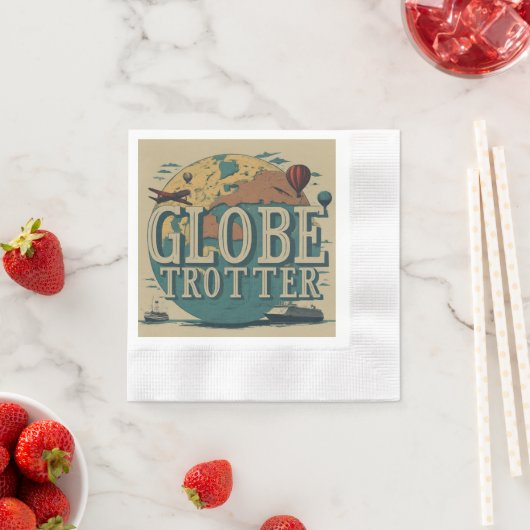 Globe Trotter Serviette (Beispiel)