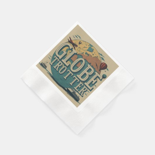 Globe Trotter Serviette (Ecke)