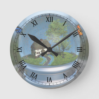 Globe-Uhr Runde Wanduhr