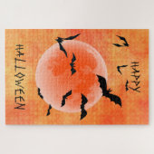 Globe und Fledermäuse Puzzle (Horizontal)