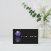 Globe-Visitenkarte Visitenkarte (Stehend Vorderseite)