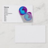 Globe-Visitenkarte Visitenkarte (Vorne/Hinten)