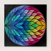 Globe von Rainbow Colors Jigsaw Puzzle (Horizontal)
