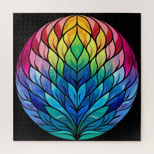 Globe von Rainbow Colors Jigsaw Puzzle (Vertikal)