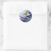 Globe World of danke - Circle Sticker (Tasche)