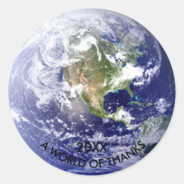 Globe World of danke - Circle Sticker