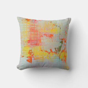 Globetrotter 16 x 16 Poly Throw Kissen