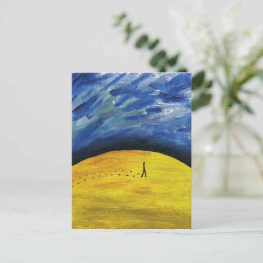 Globetrotter Postkarte (Stehend Vorderseite)