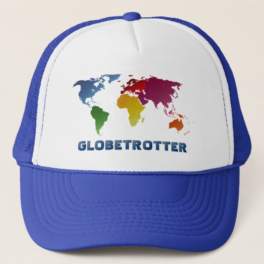 Globetrotterhut Truckerkappe (Vorderseite)
