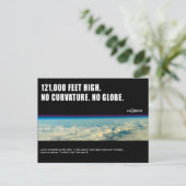 #GLOBEXIT CKMT CARD (Flat Earth 2017 Collection) Postkarte (Stehend Vorderseite)