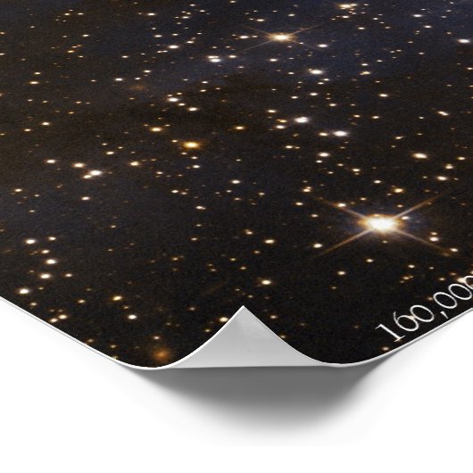 Globular Cluster LH 95 Poster (Ecke)