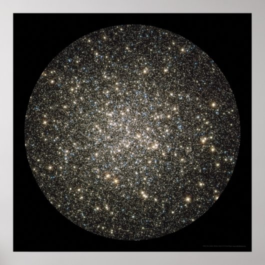 Globular Cluster M13 Center 24x24 (21x21) Poster (Vorne)