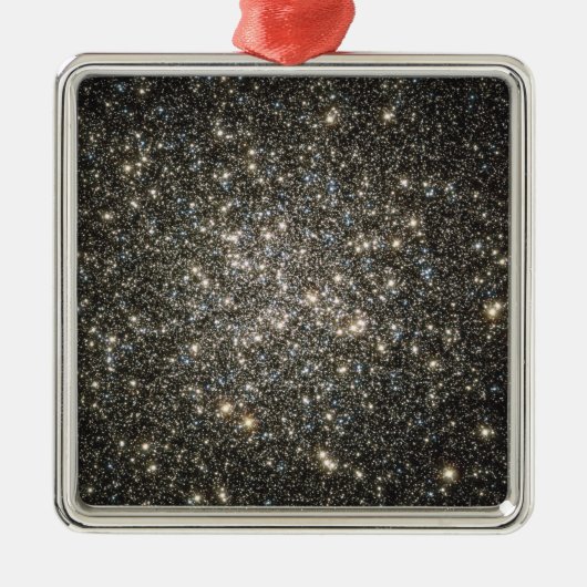 Globular Cluster M13 Silbernes Ornament (Vorne)
