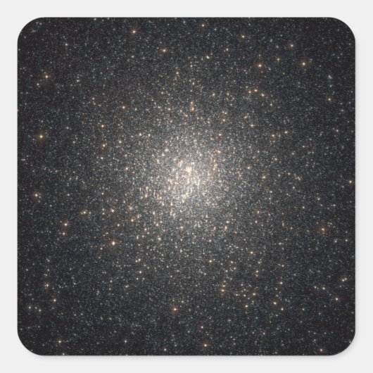 Globular Cluster NGC 2808 Quadratischer Aufkleber (Vorderseite)