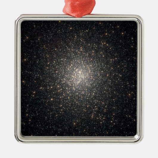 Globular Cluster NGC 2808 Silbernes Ornament (Vorne)