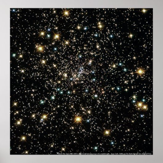 Globular Star Cluster NGC 6397 Poster (Vorne)