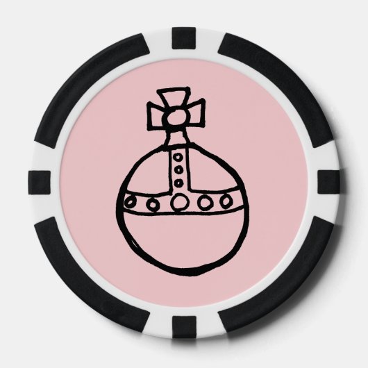 Globus Crucigar Pokerchips (Vorderseite)