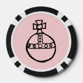 Globus Crucigar Pokerchips (Rückseite)