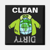 Globus Jacke Magnet (Vorne)