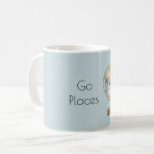 Globus Welt Reiseziele Kaffeetasse (Vorderseite Links)