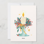 Glocke Feiertagskarte (Rückseite)