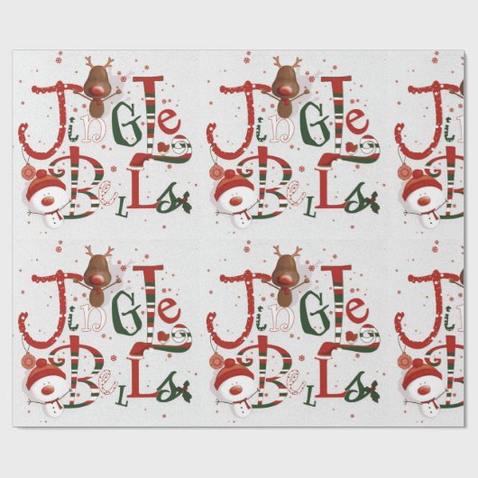 Glocke Geschenkpapier (Flach)