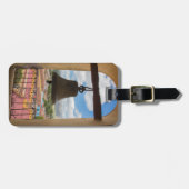 Glocke in einem Kirchturm, Kuba Gepäckanhänger (Vorderseite horizontal)