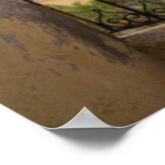 Glocke in einem Kirchturm, Kuba Poster (Ecke)