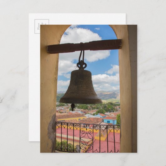 Glocke in einem Kirchturm, Kuba Postkarte (Vorne/Hinten)