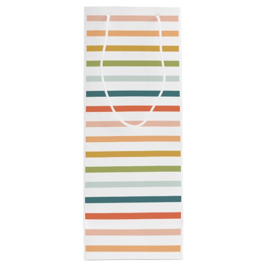 Glocken auf Bobtails Geschenktüte Für Weinflaschen (Rückseite)