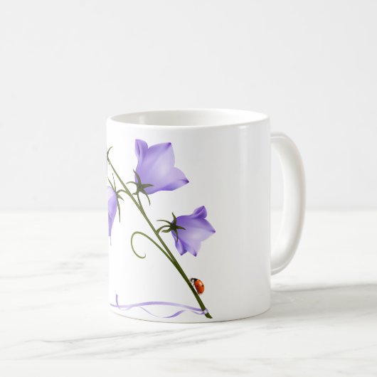 Glocken der irischen Blume Kaffeetasse (VorderseiteRechts)