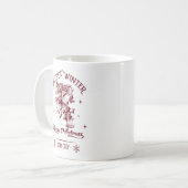 Glocken des winterlichen Weihnachtsfestes Kaffeetasse (Vorderseite Links)