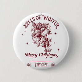 Glocken des winterlichen Weihnachtsklassikers Button