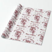 Glocken des winterlichen Weihnachtsklassikers Geschenkpapier (Ungerollt)