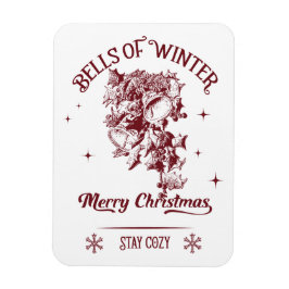 Glocken des winterlichen Weihnachtsklassikers Magnet