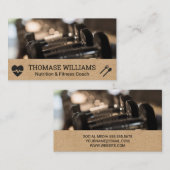 Glocken im Gym | Fitness Visitenkarte (Vorne/Hinten)