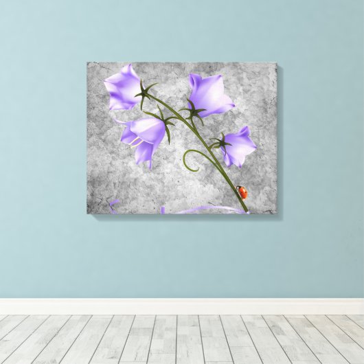 Glocken Irlands Leinwanddruck (Insitu (Holzboden))