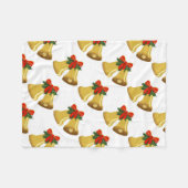 Glocken klingeln fleecedecke (Vorderseite (Horizontal))