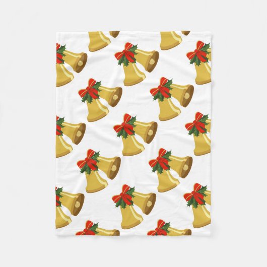 Glocken klingeln fleecedecke (Vorderseite)