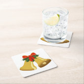 Glocken klingeln rechteckiger pappuntersetzer (Vor Ort)