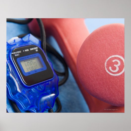 Glocken und Stoppuhr Poster (Vorne)