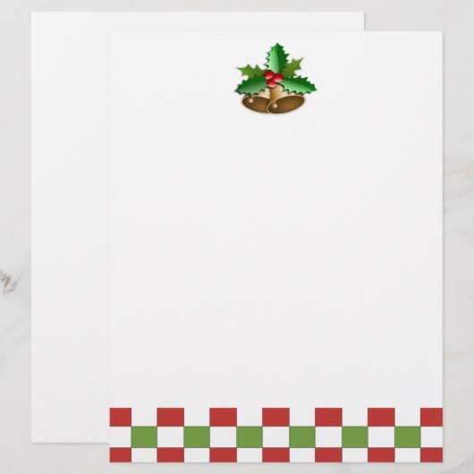 Glocken und Weihnachtsbrief (Vorne/Hinten)